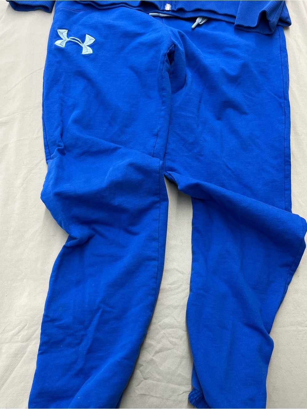 Under Armour Women's Royal Blue Track Jacket and Joggers Set - Picture 2 of 7